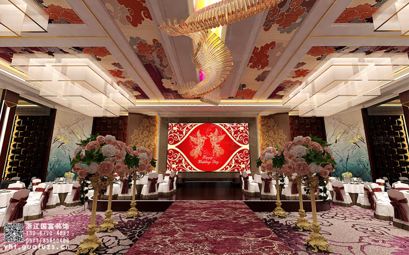 杭州全息婚宴宴会厅装修，体验不一样的视觉创意