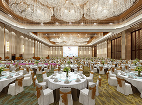 2000平方米宴会厅装修设计效果图